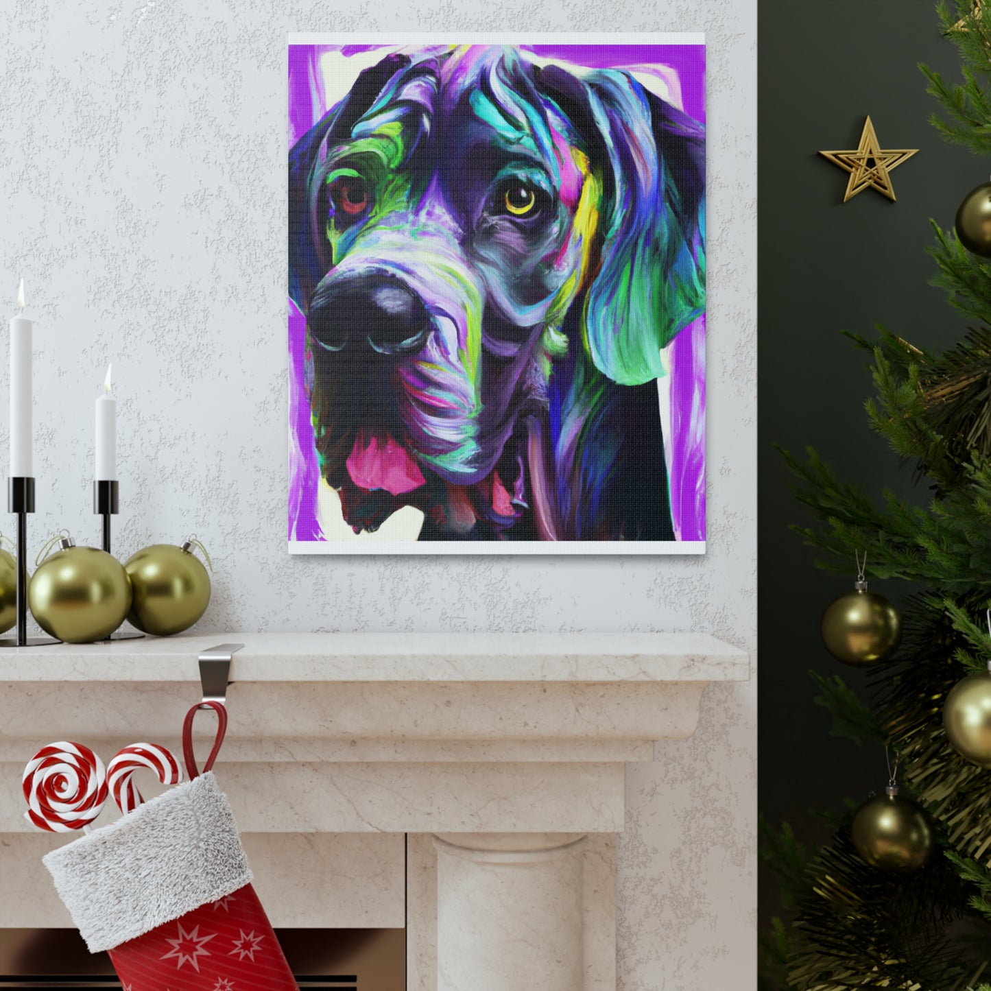 Vibrant Dane Dreams - Canvas