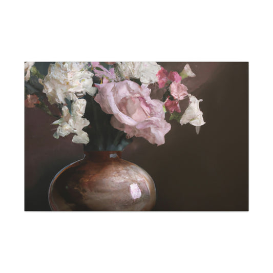 "Delicate Floral Detail" - Canvas