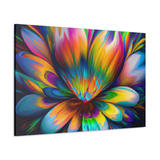 "Psychedelic Bloom" - Canvas