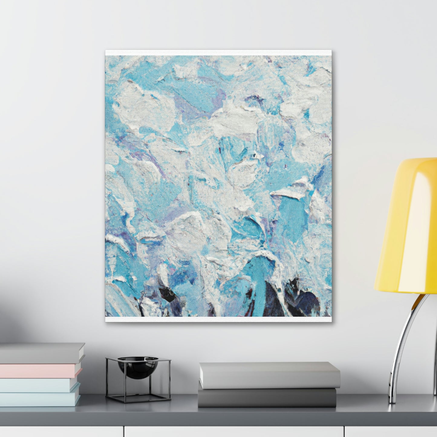 "Aqua Lace" - Canvas