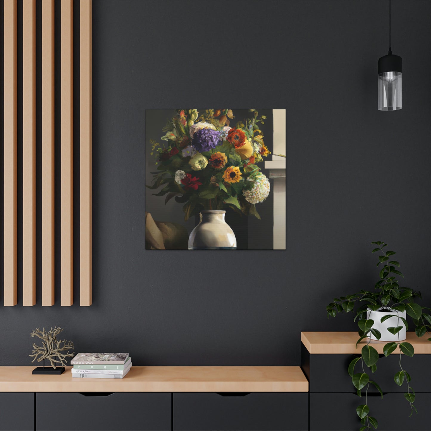 Floral Splendor Dream. - Canvas