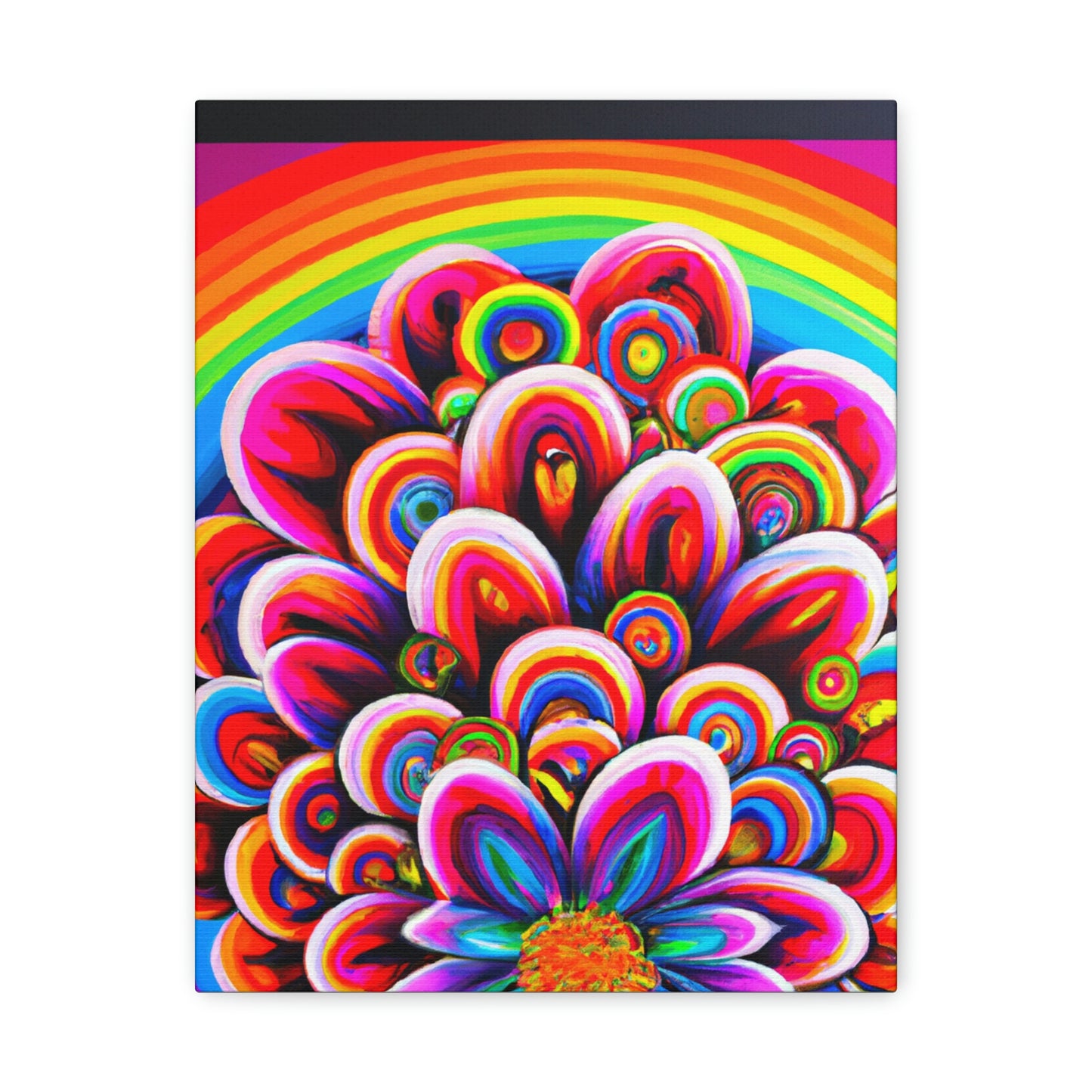 Vivacious Blooms. - Canvas