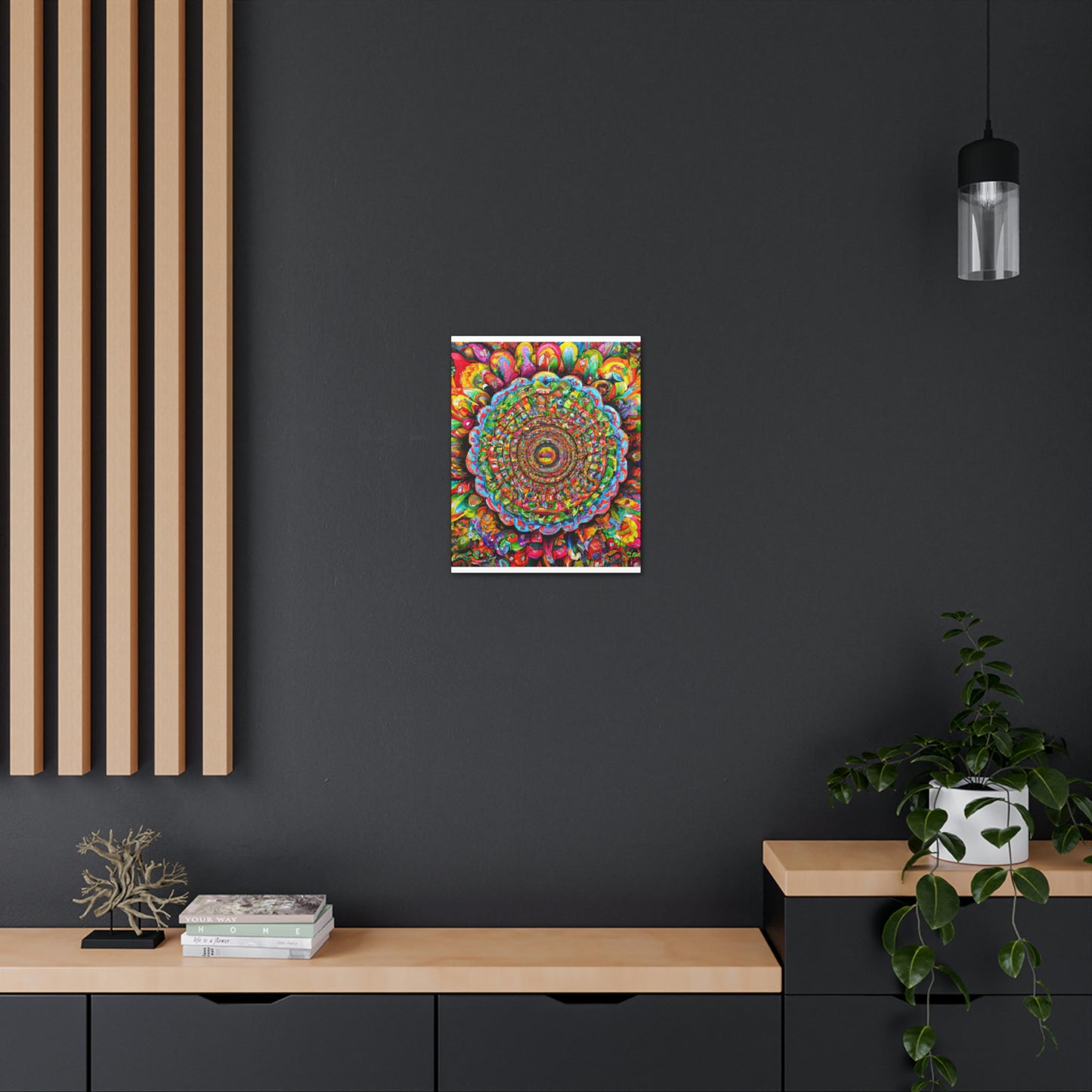 Psychedelic Bloom. - Canvas
