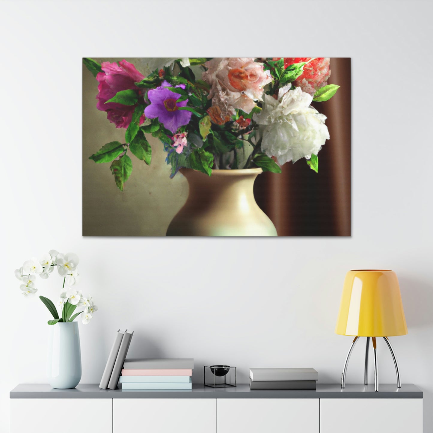 Floral Enchantment. - Canvas
