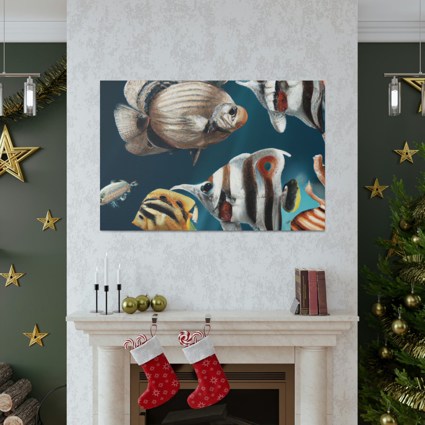 Oceanic Sea Life - Canvas