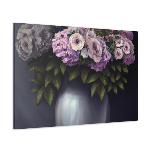 "Floral Perfection Detail" - Canvas