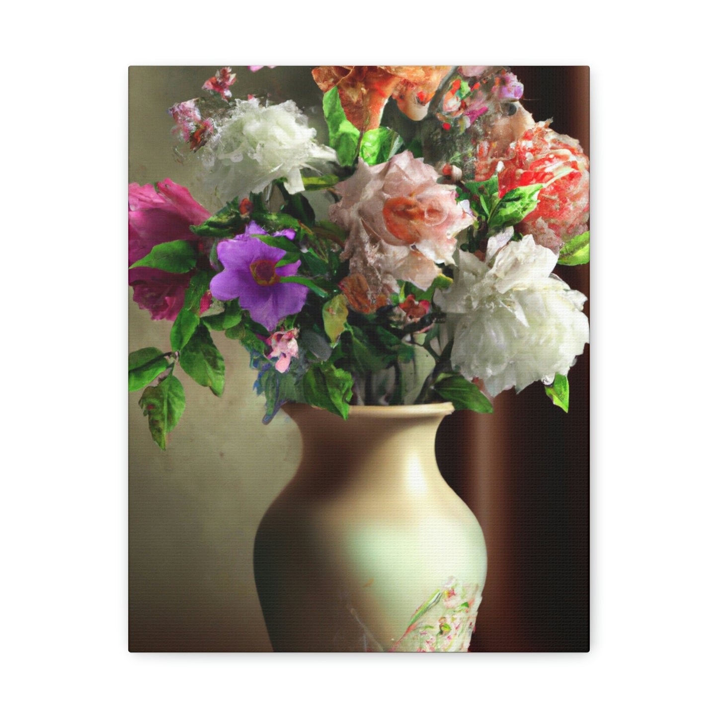 Floral Enchantment. - Canvas