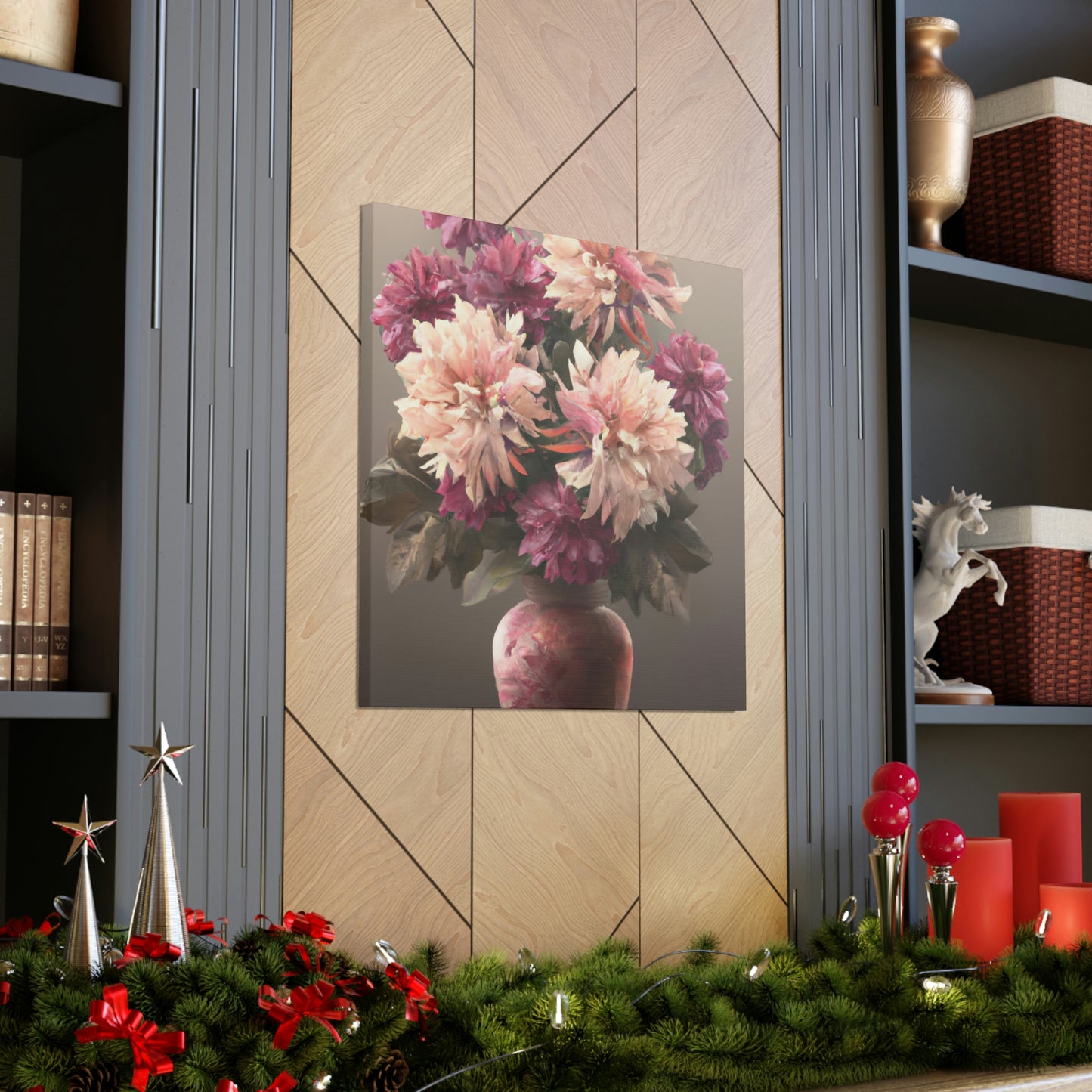 "Floral Finesse Art" - Canvas