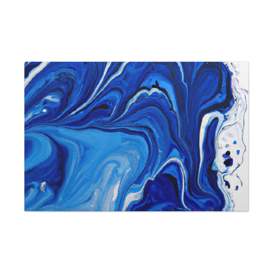 "Aqua Stream" - Canvas