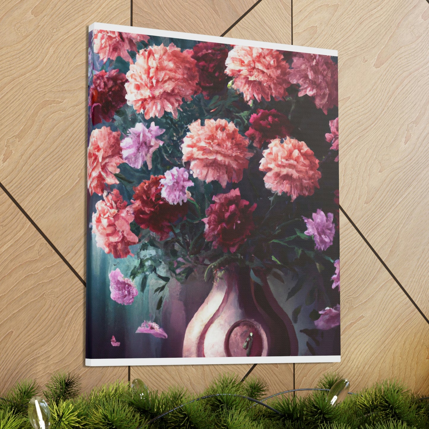 "Flower Vase Bliss." - Canvas