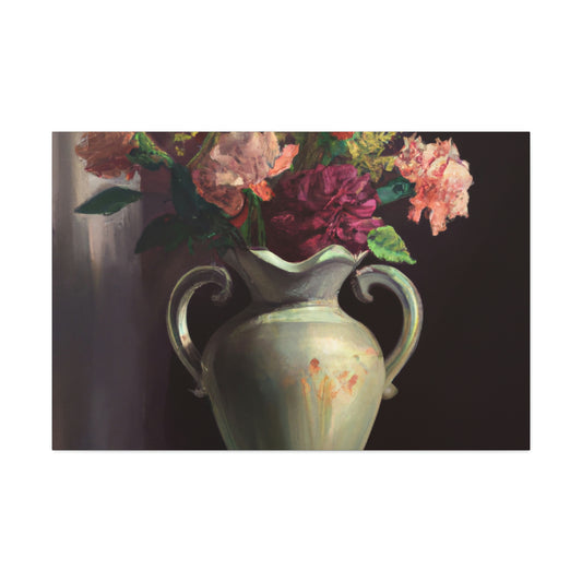 Vase Petal Splendor - Canvas