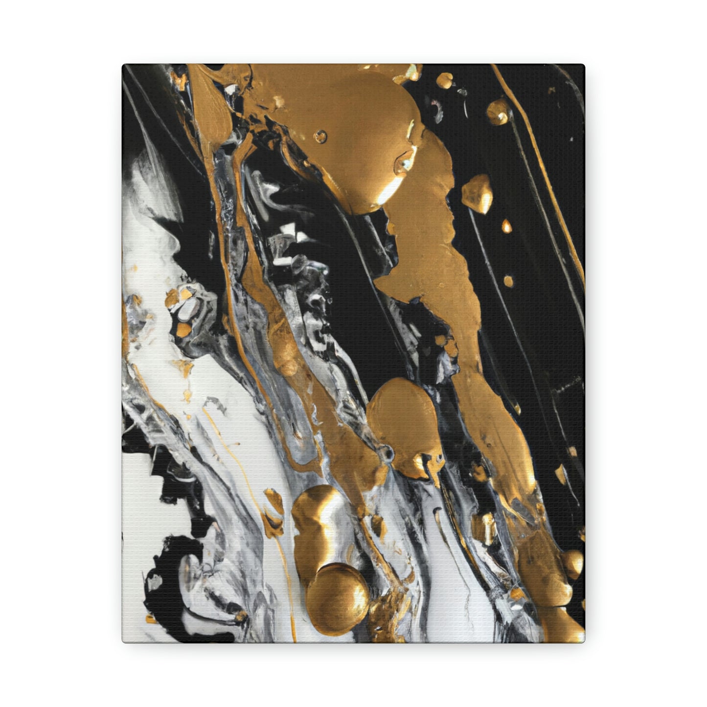 Glittering Noir Luxe - Canvas
