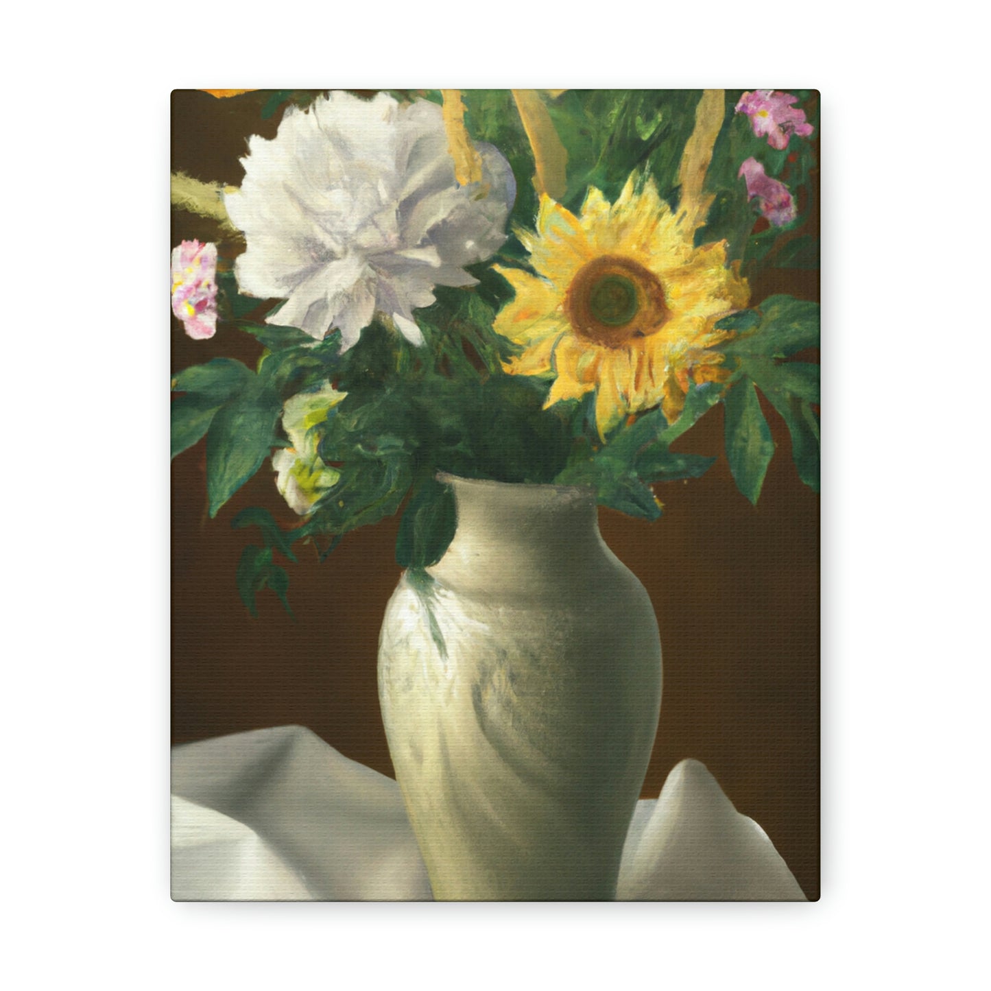 Floral Essence Glow. - Canvas