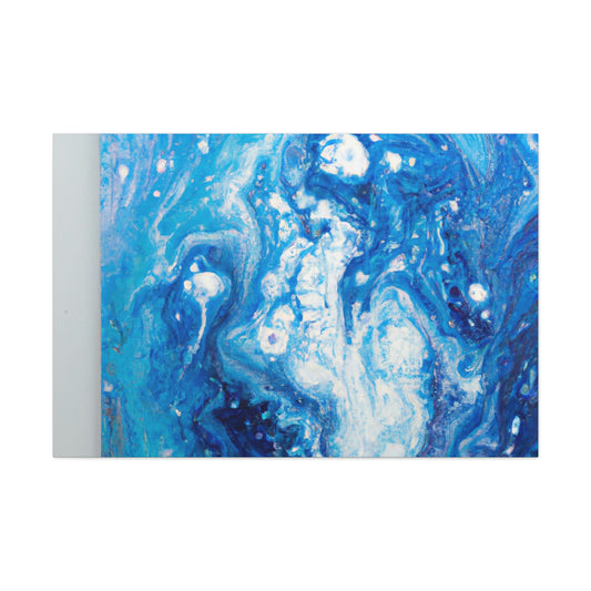 Cerulean Flow. - Canvas