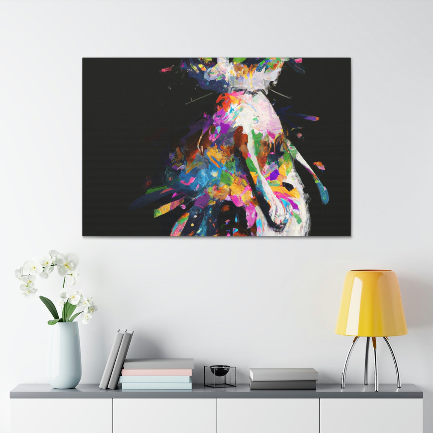 Flower Cat - Canvas