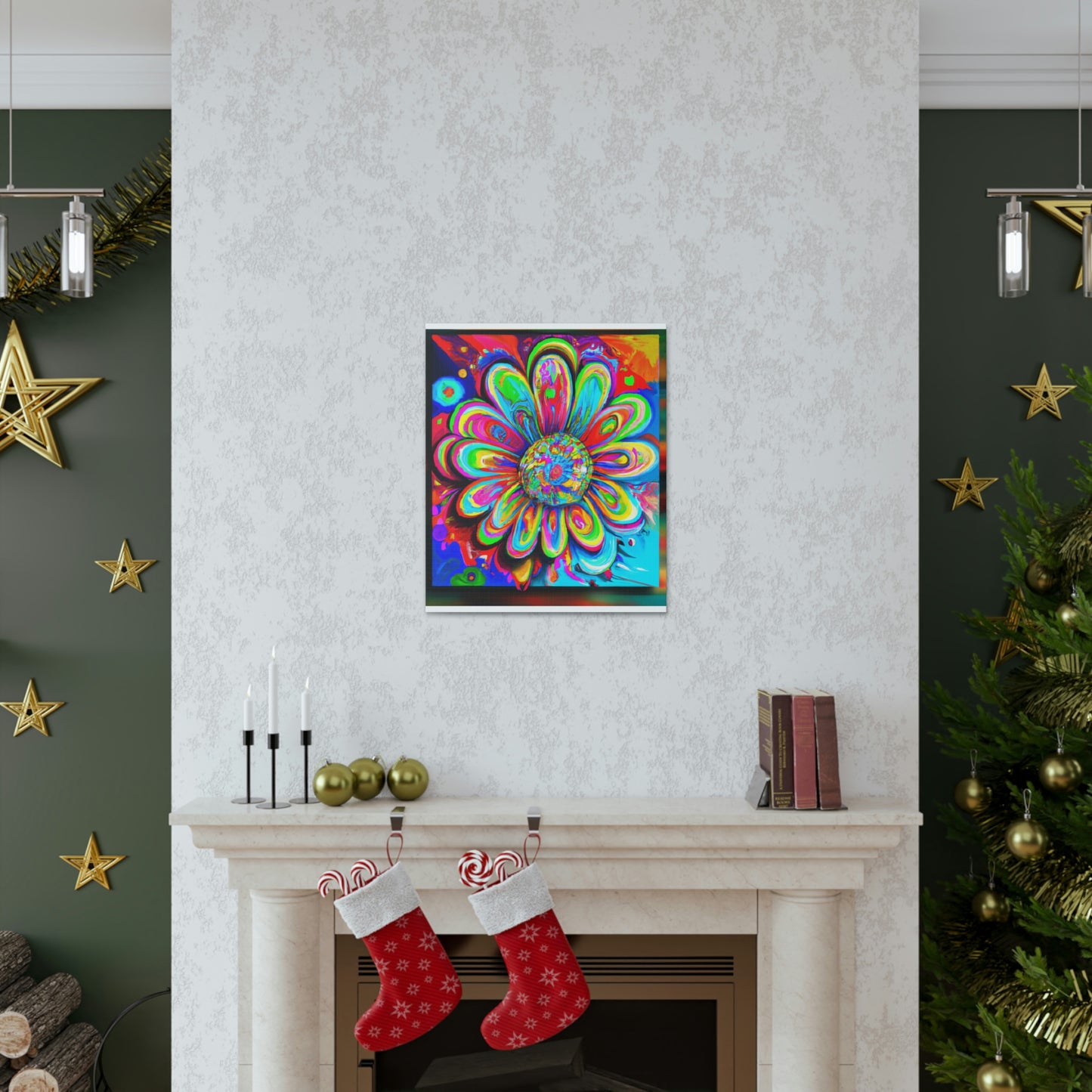 Vivid Bloom. - Canvas