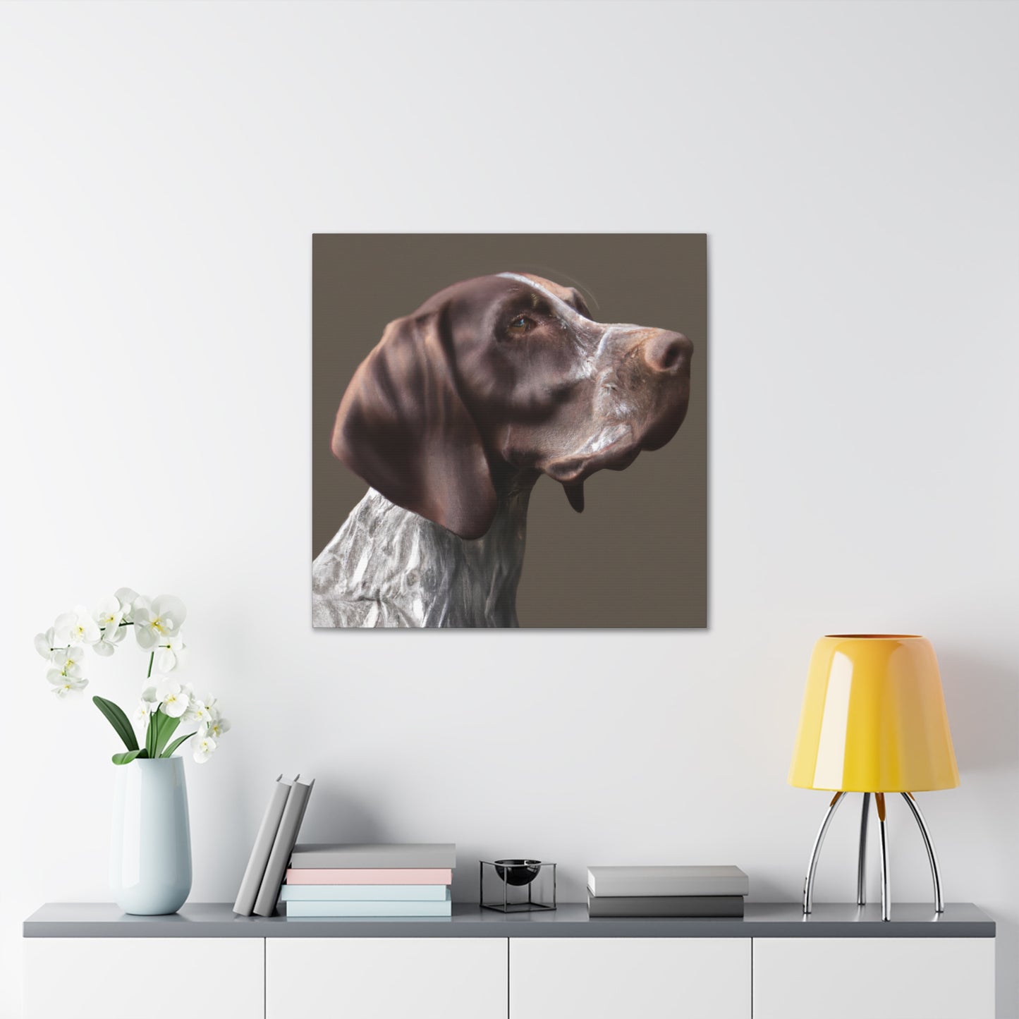 Pointer Perfection. - Canvas