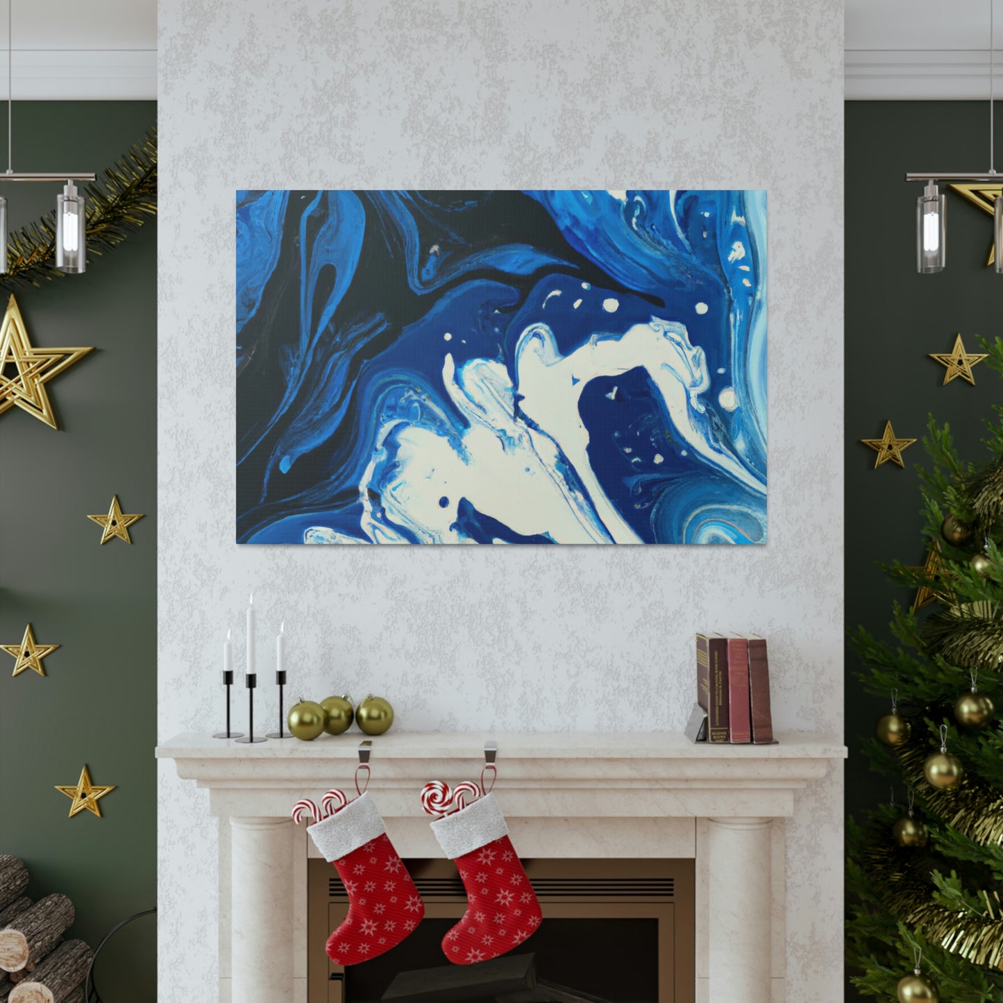 Blue Flux - Canvas