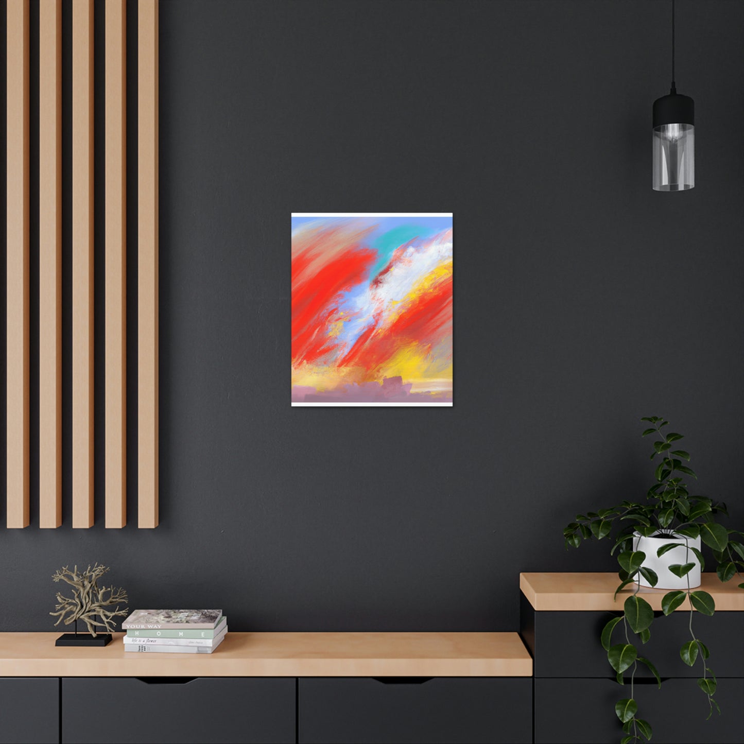 Brush Burst. - Canvas