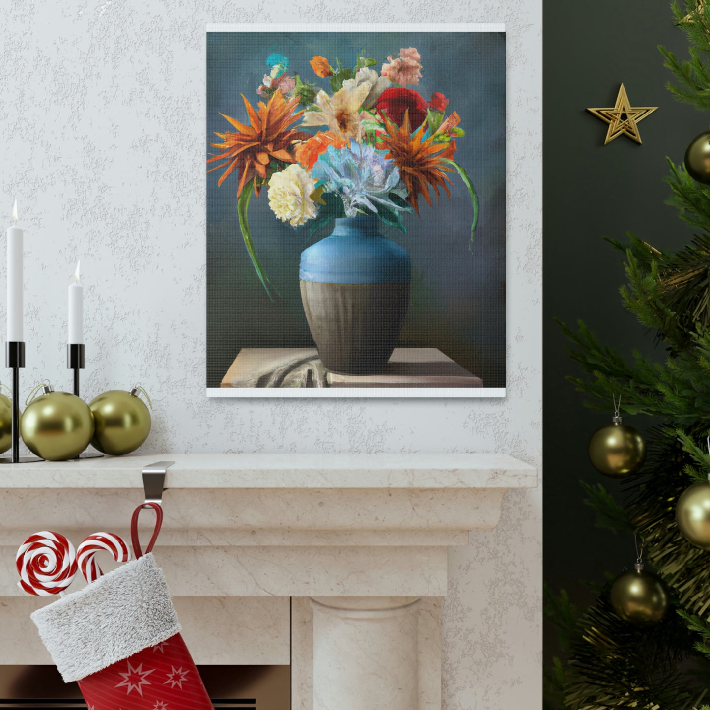 Joyous Floral Lush - Canvas