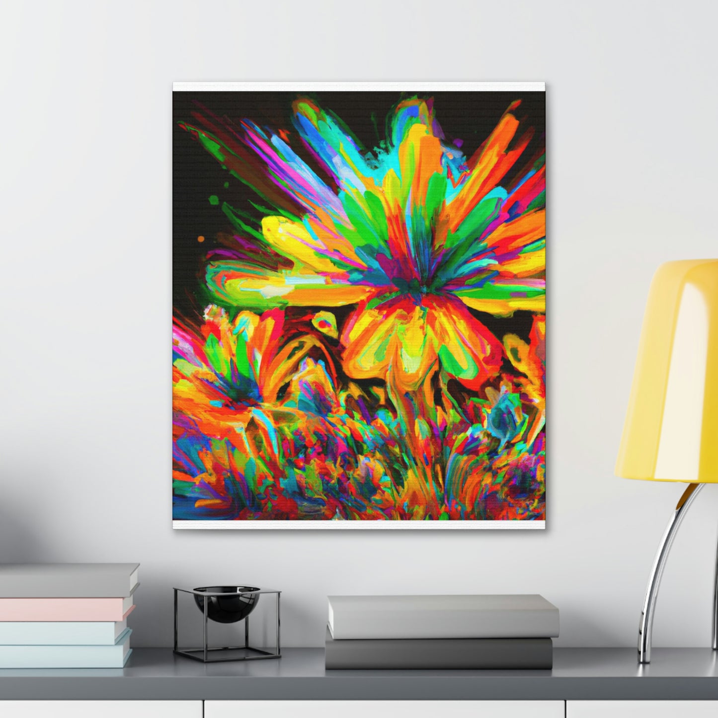 Vivid Bloom. - Canvas