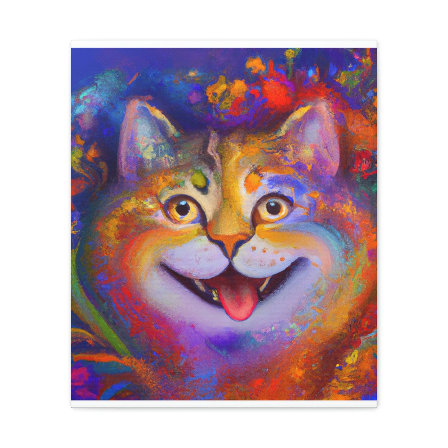Vivid Feline. - Canvas