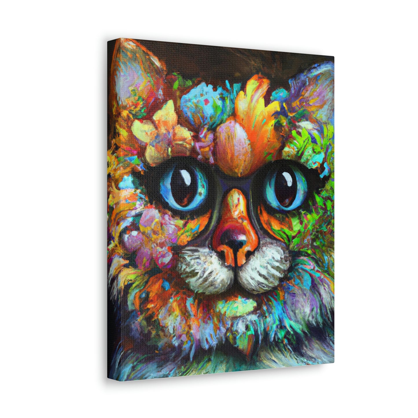 Blissful Cat - Canvas