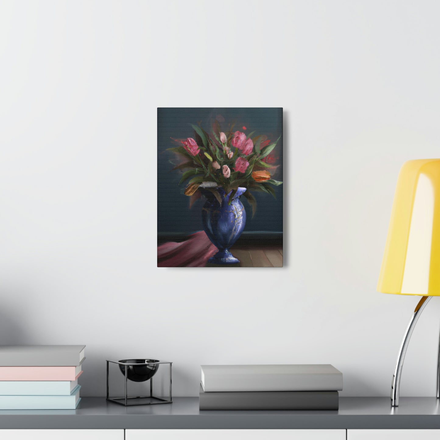 "Floral Finesse Flourish - Canvas