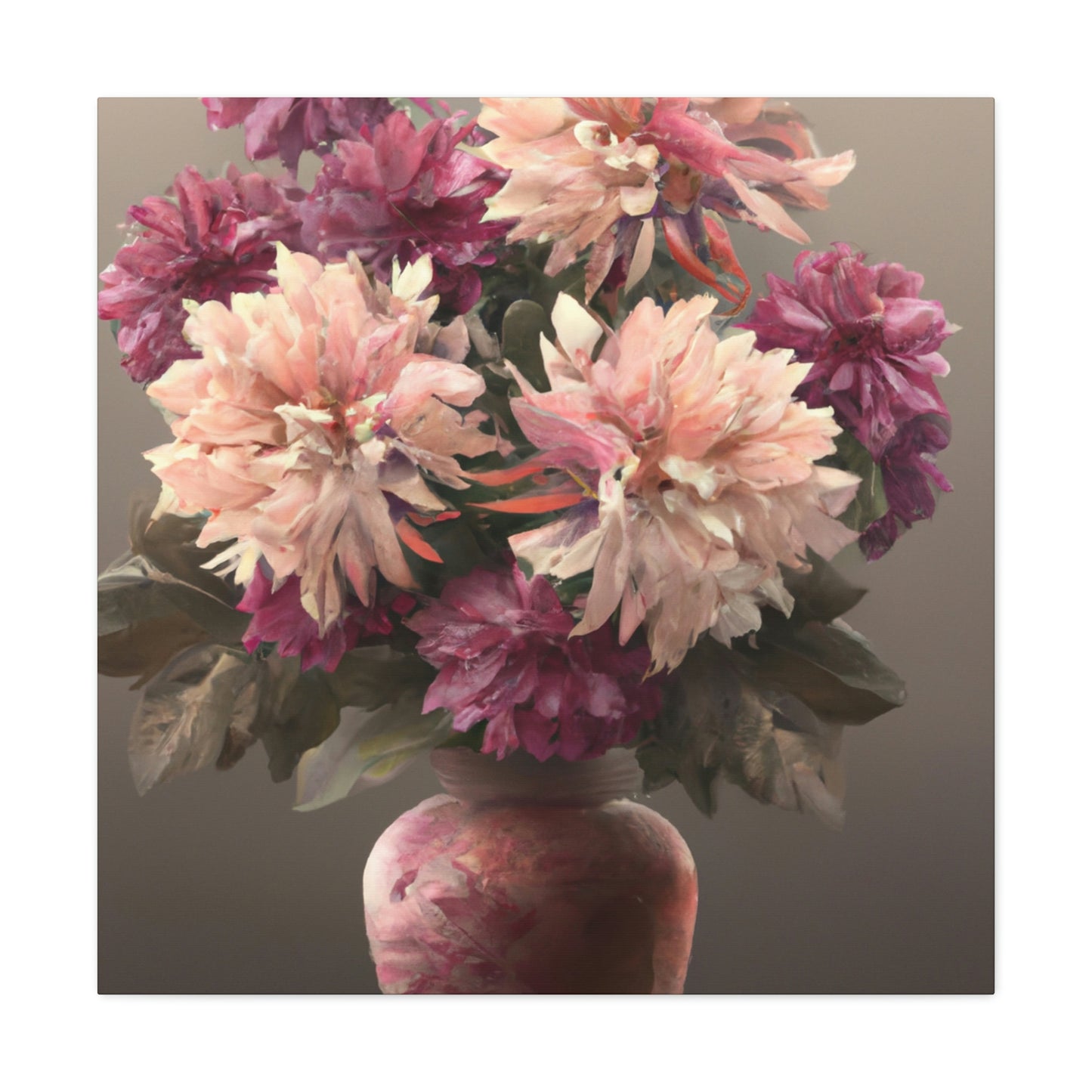 "Floral Finesse Art" - Canvas