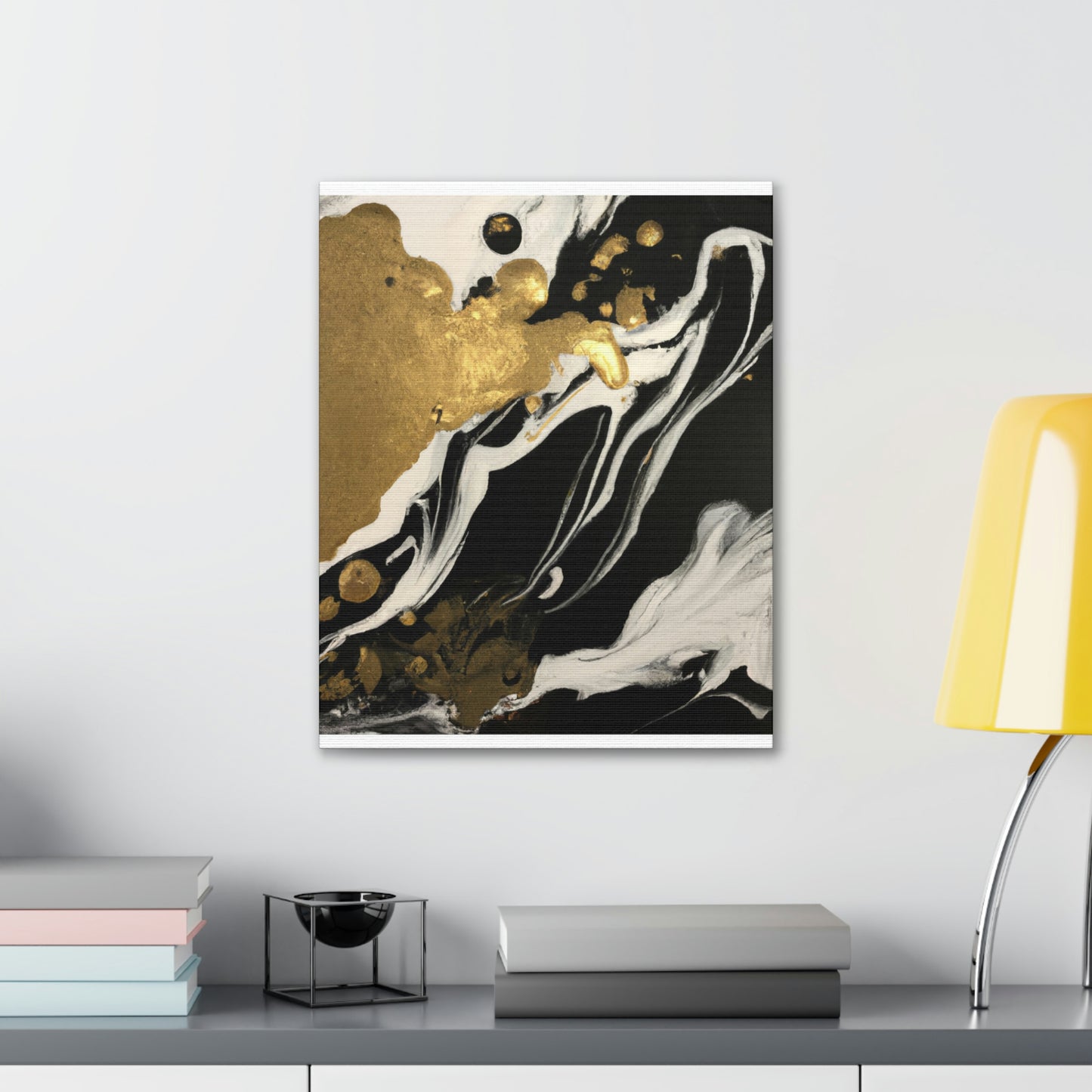 Gilded Mural Bliss - Canvas