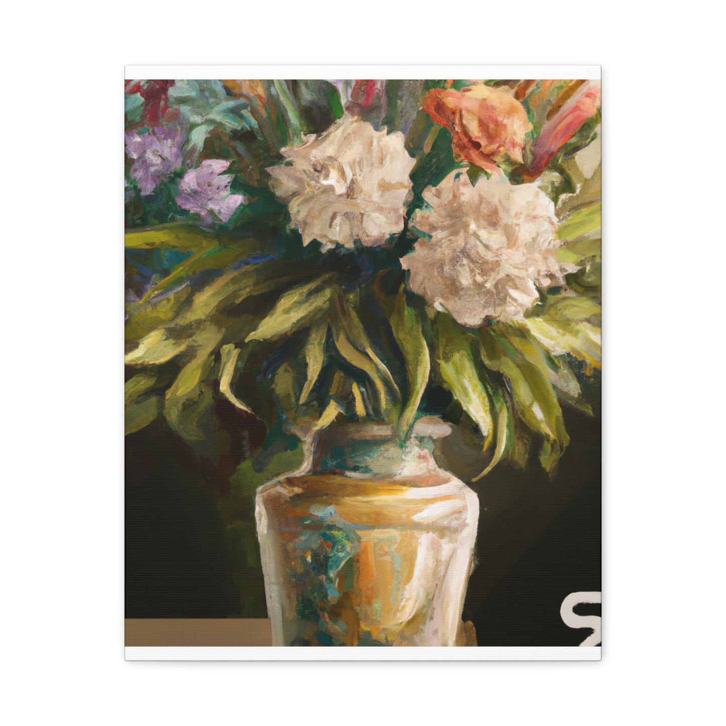 Elegant Flower Beauty. - Canvas