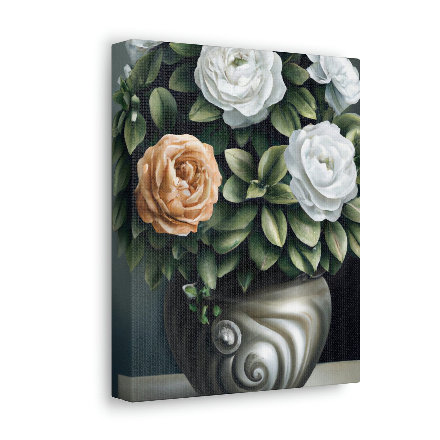 Glowing Floral Splendor. - Canvas