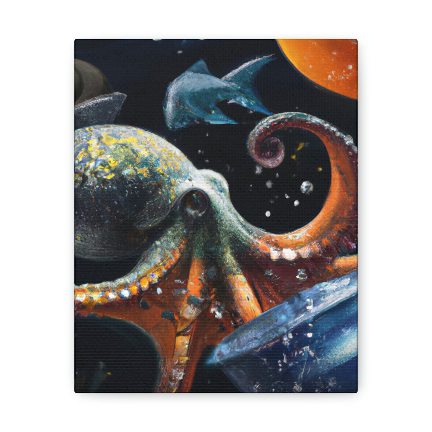 Oceanic Coral Scene - Canvas