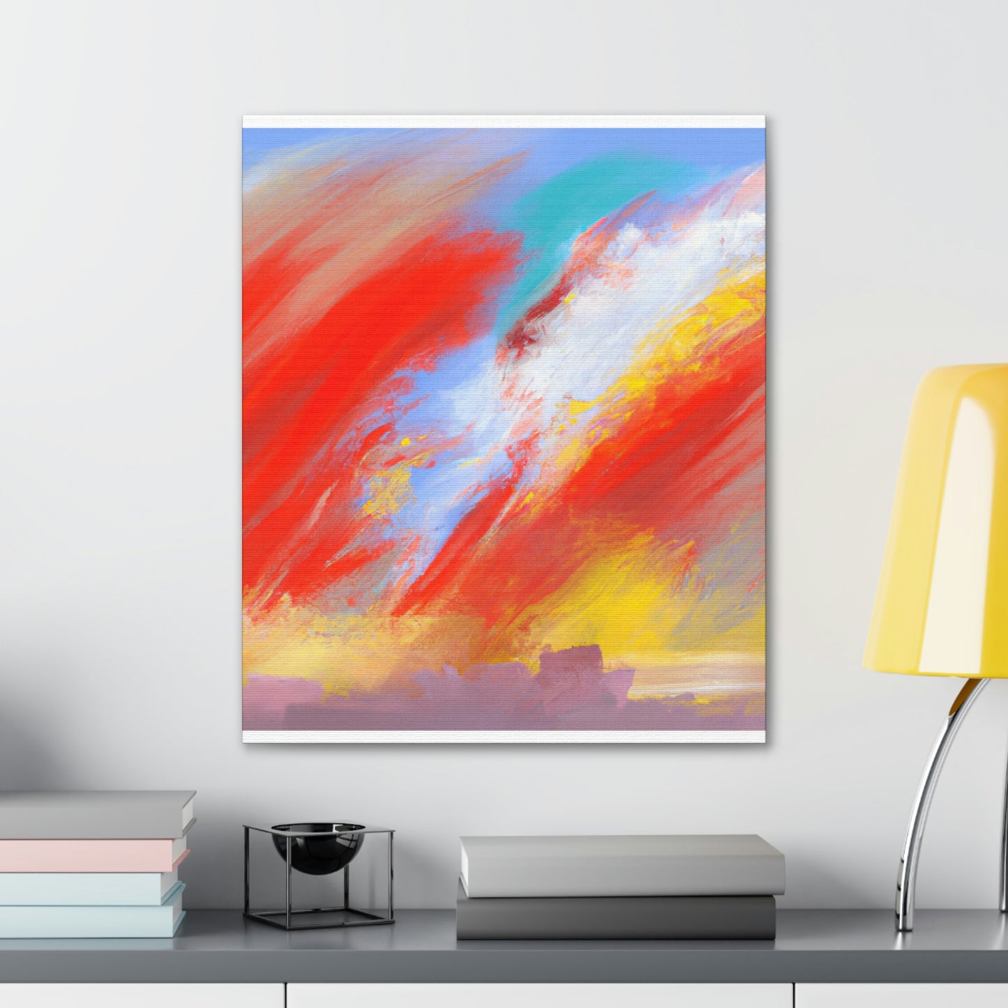Brush Burst. - Canvas