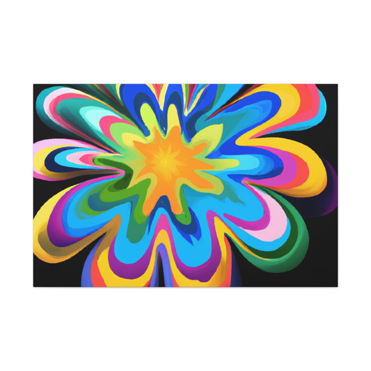 Vibrant Noir. - Canvas