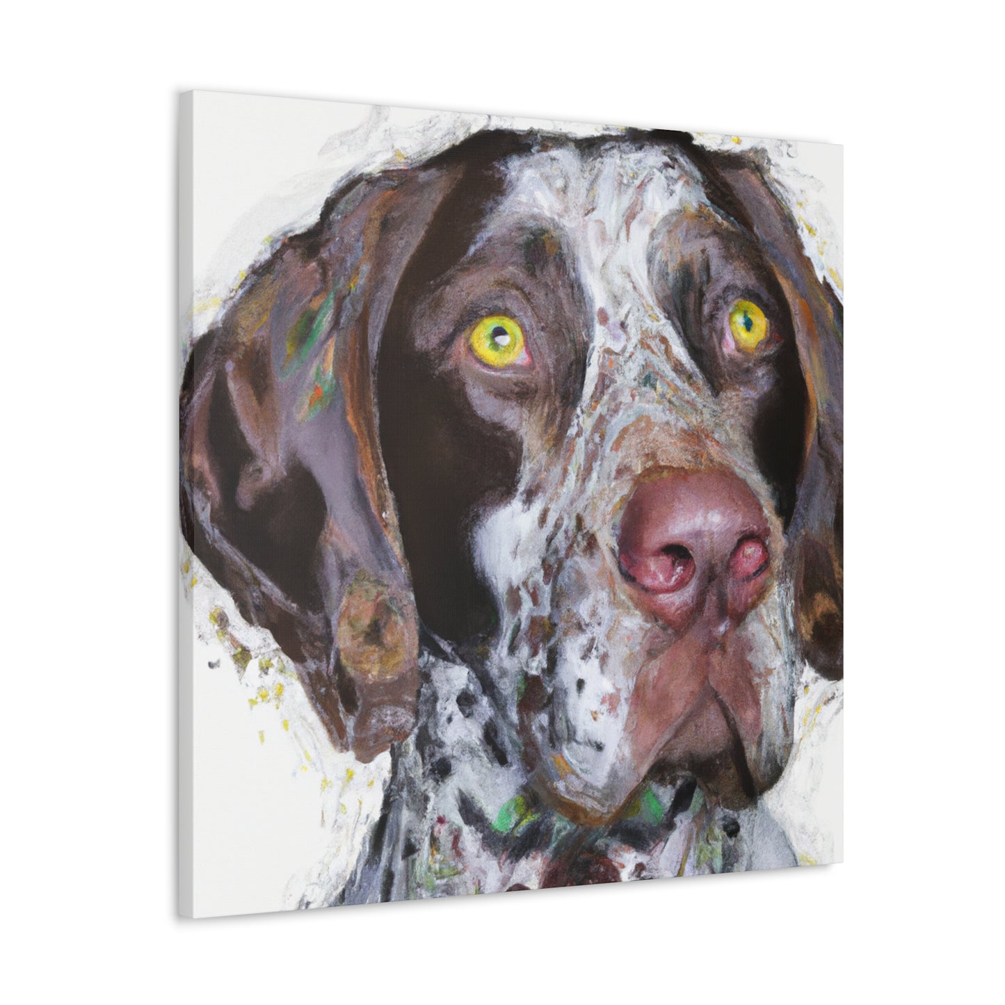 "Pointer Splendor" - Canvas