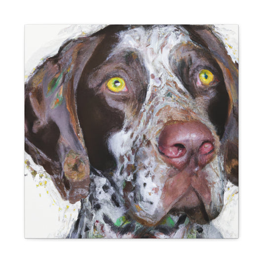 "Pointer Splendor" - Canvas