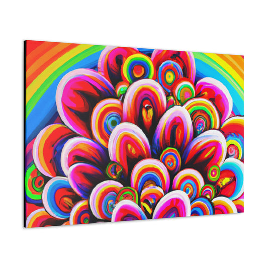 Vivacious Blooms. - Canvas