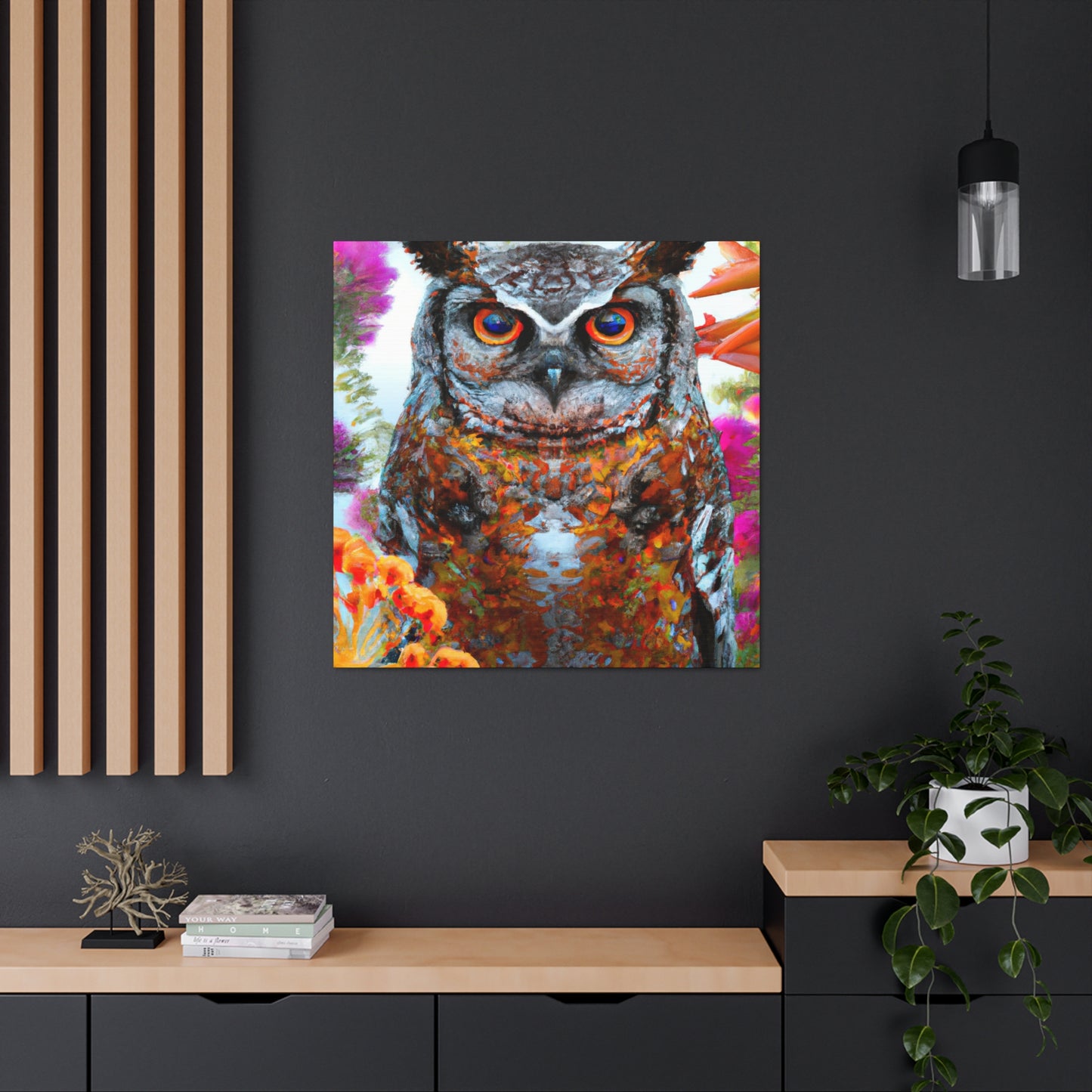 Owl's Splendor. - Canvas