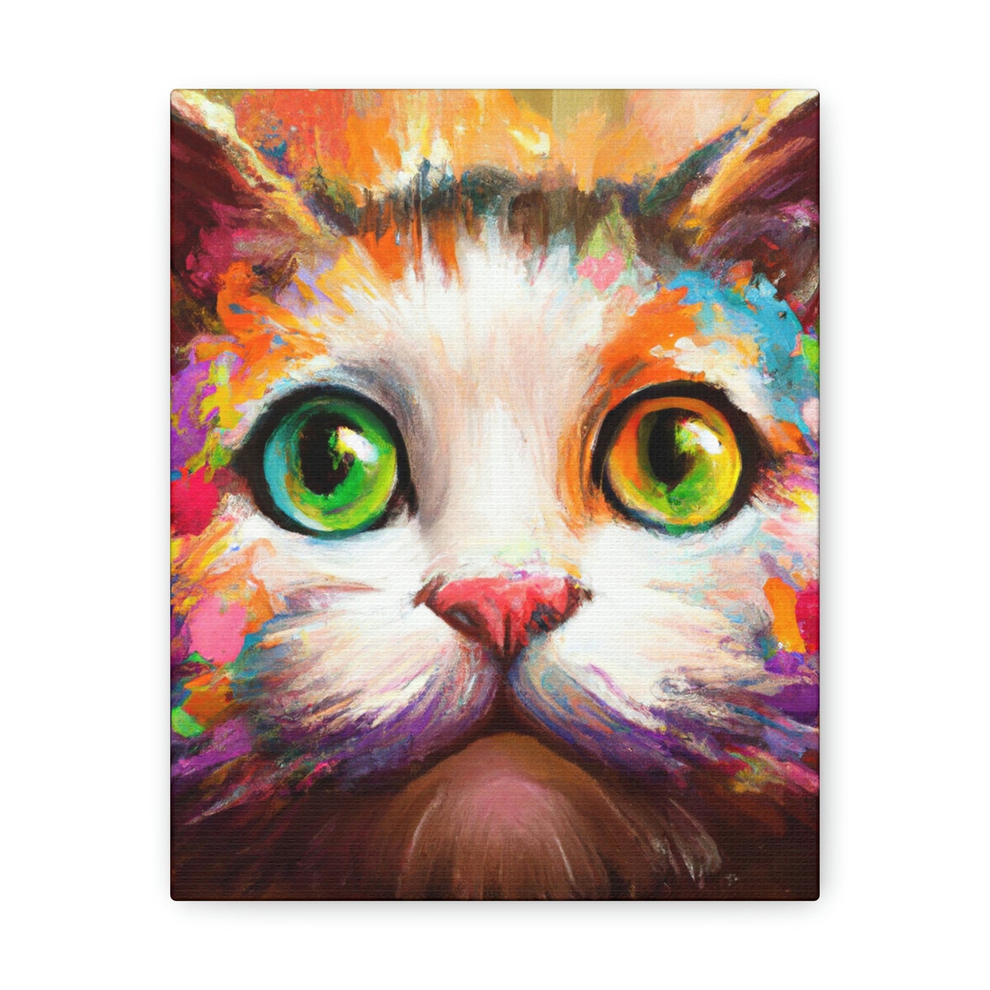 Feline Floral - Canvas