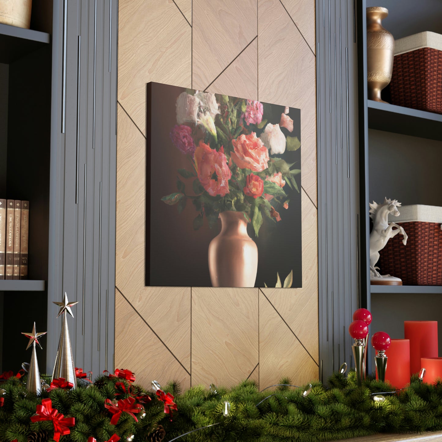 "Floral Finery Wonderland" - Canvas