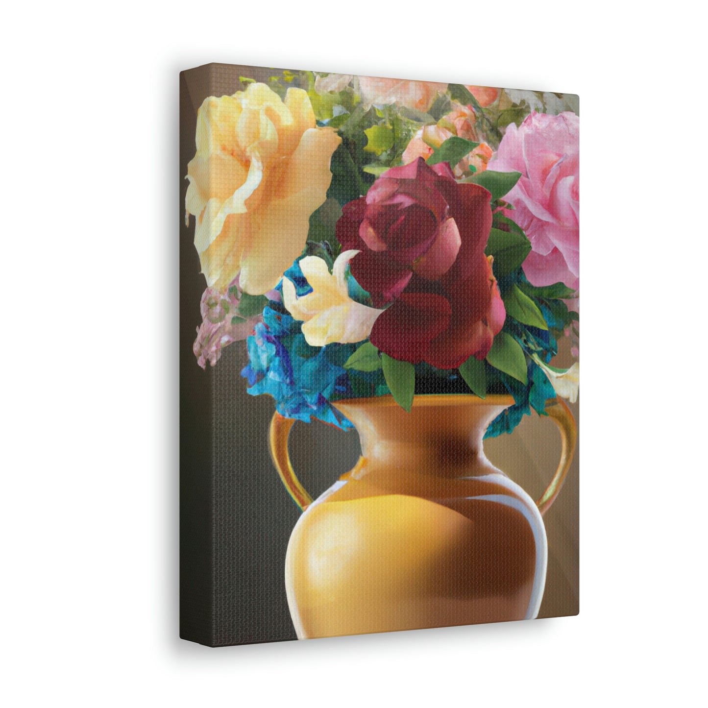Vase Blossom Splendor - Canvas