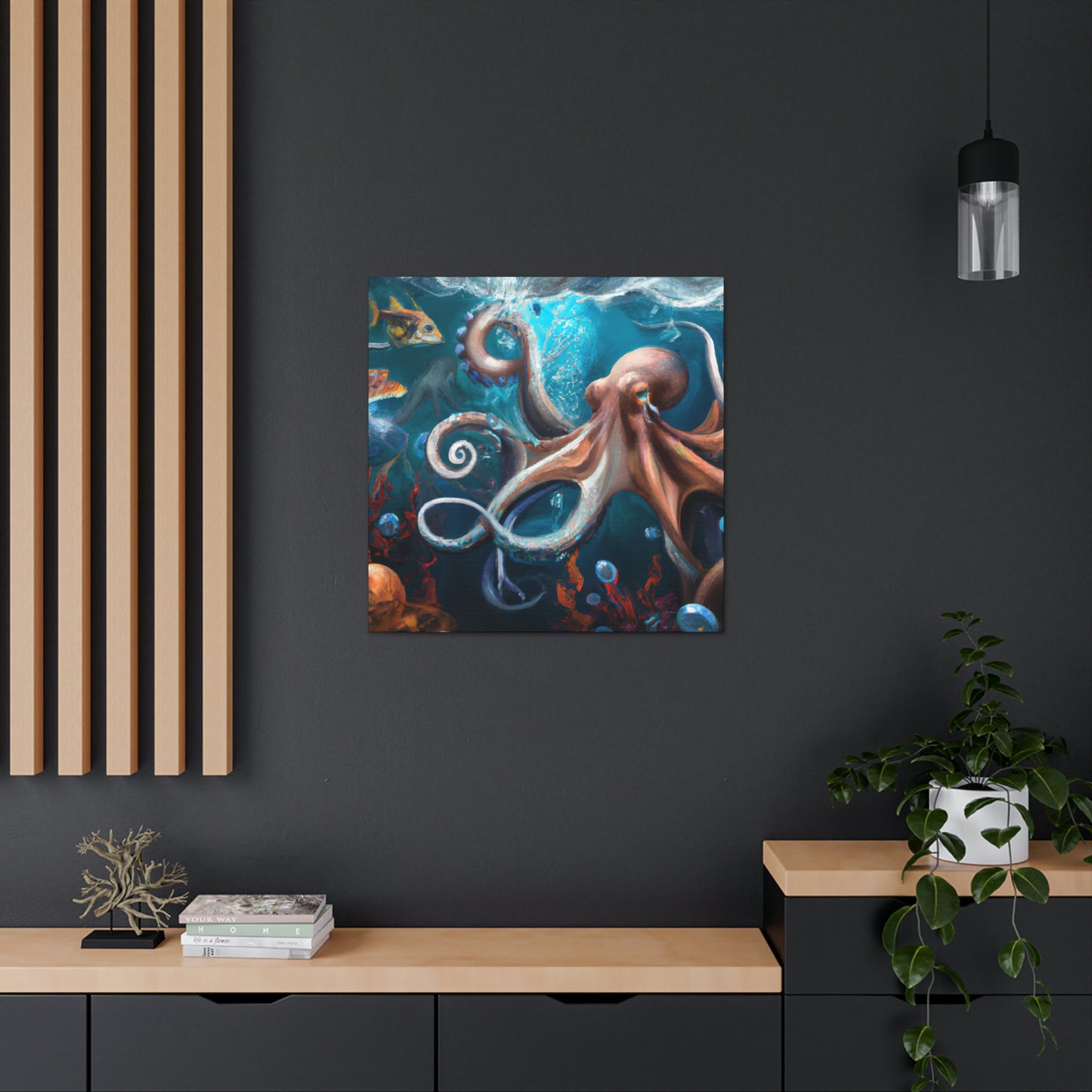 Ocean Marine Glow. - Canvas