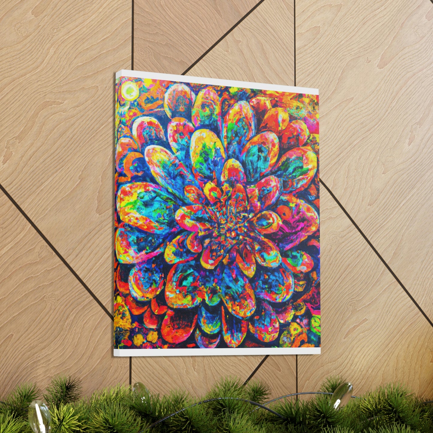 Psychedelic Bloom. - Canvas