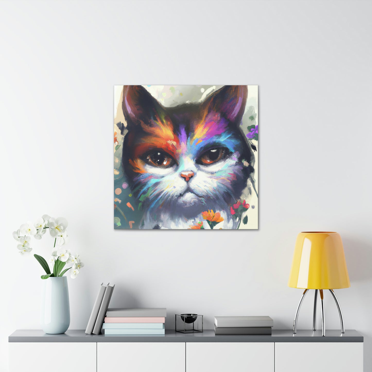 "Dream Cat." - Canvas