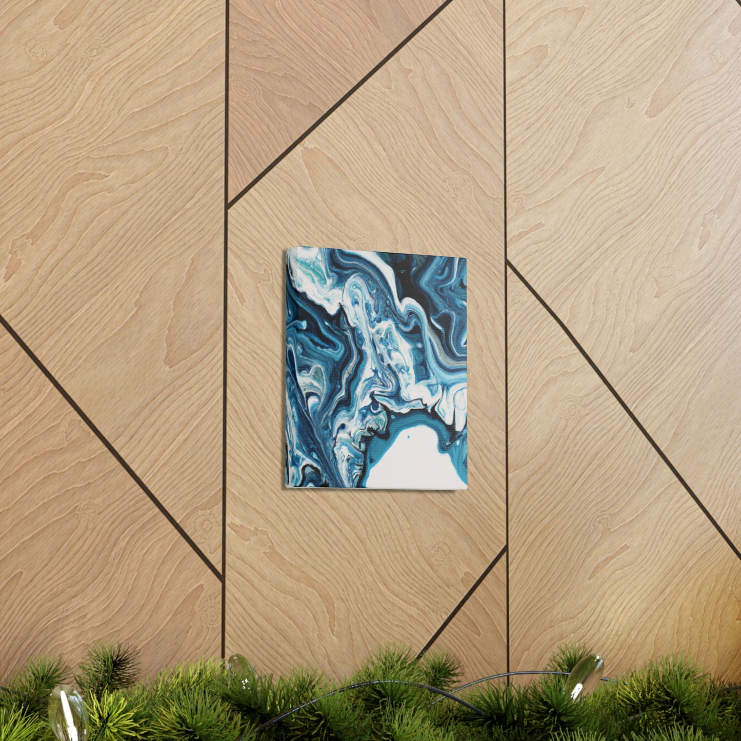 "Blue Harmony". - Canvas