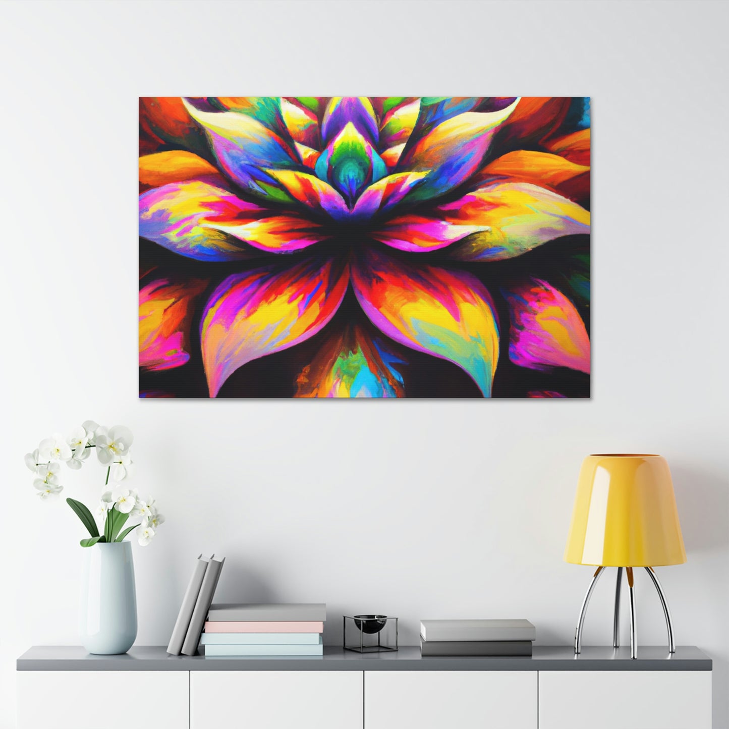 "Vivid Blooms" - Canvas