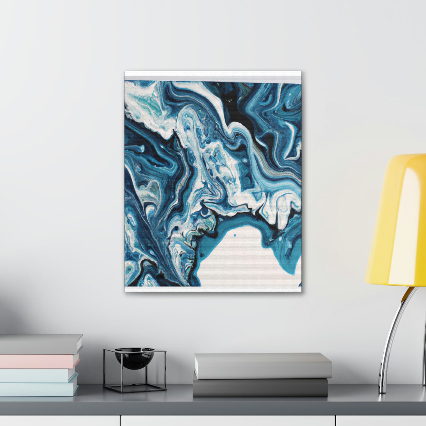 "Blue Harmony". - Canvas