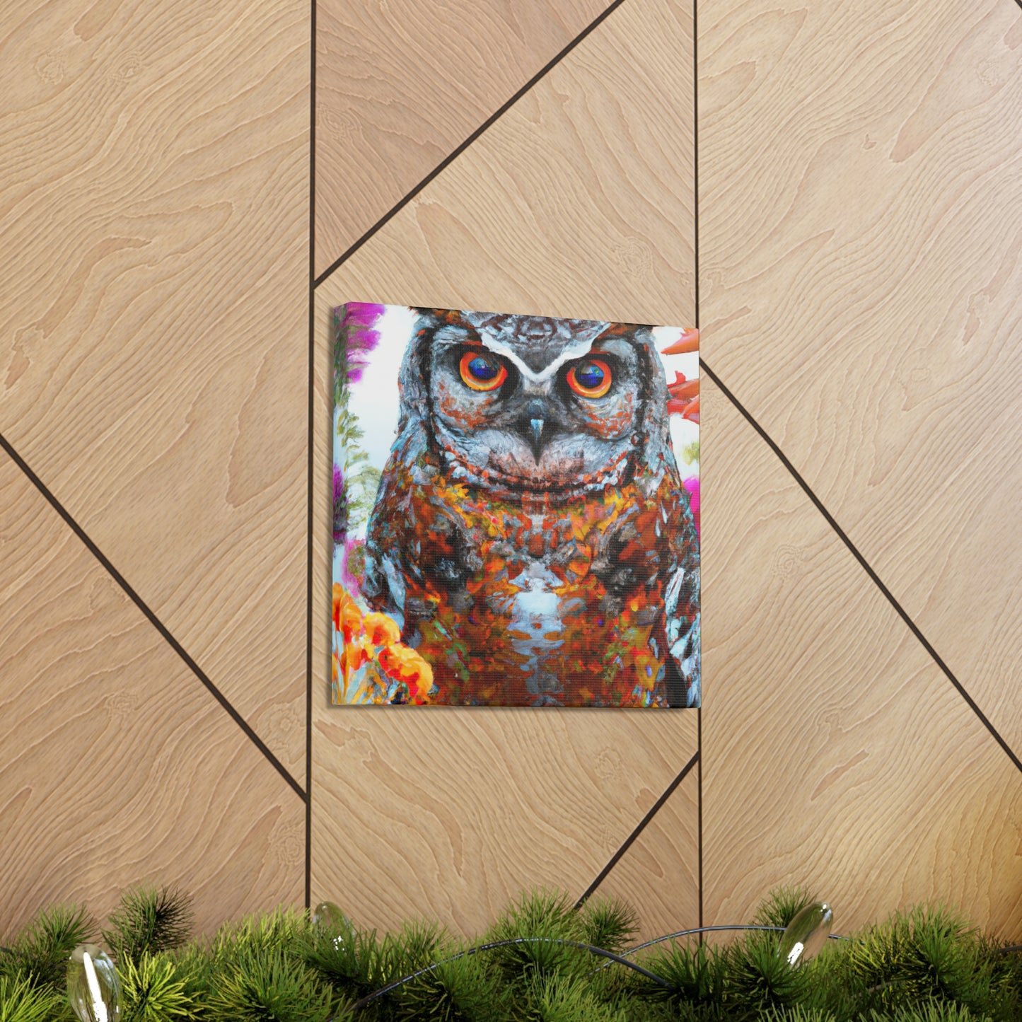 Owl's Splendor. - Canvas