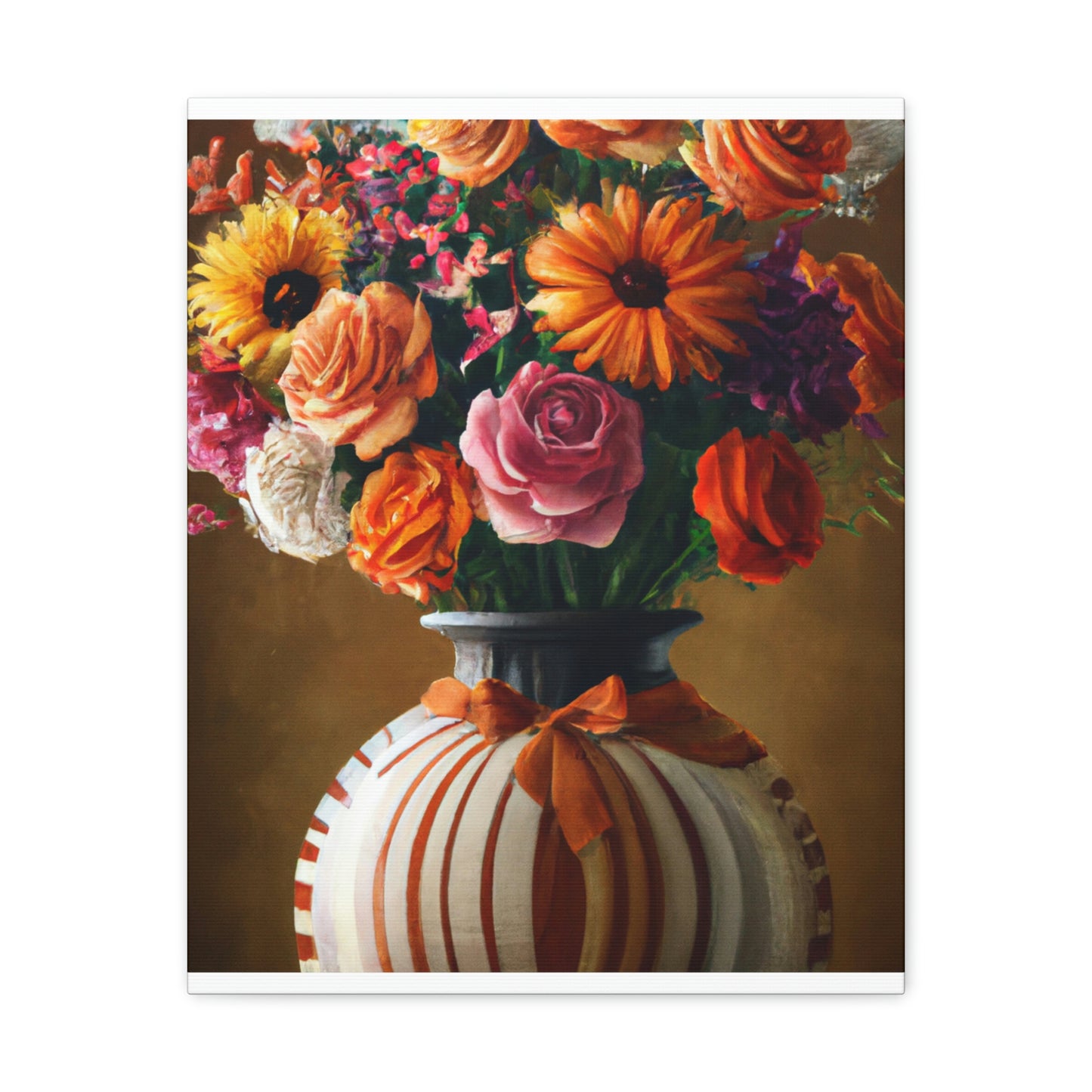 Fluid Floral Beauty - Canvas